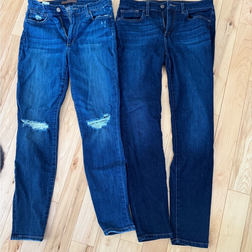 Joe's Jeans Women's Dark and Medium Blue Skinny Jeans